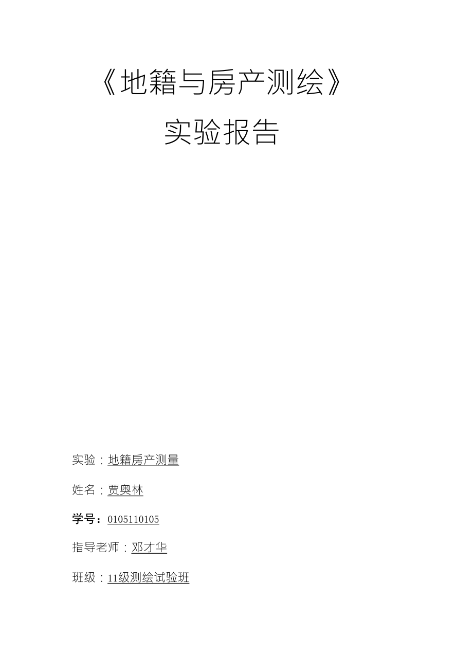 地籍测量报告3_第1页