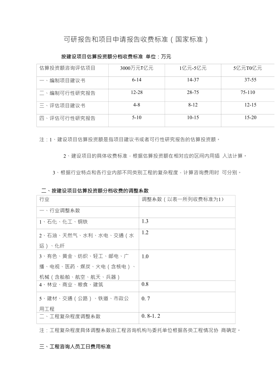 可研报告收标准_第1页