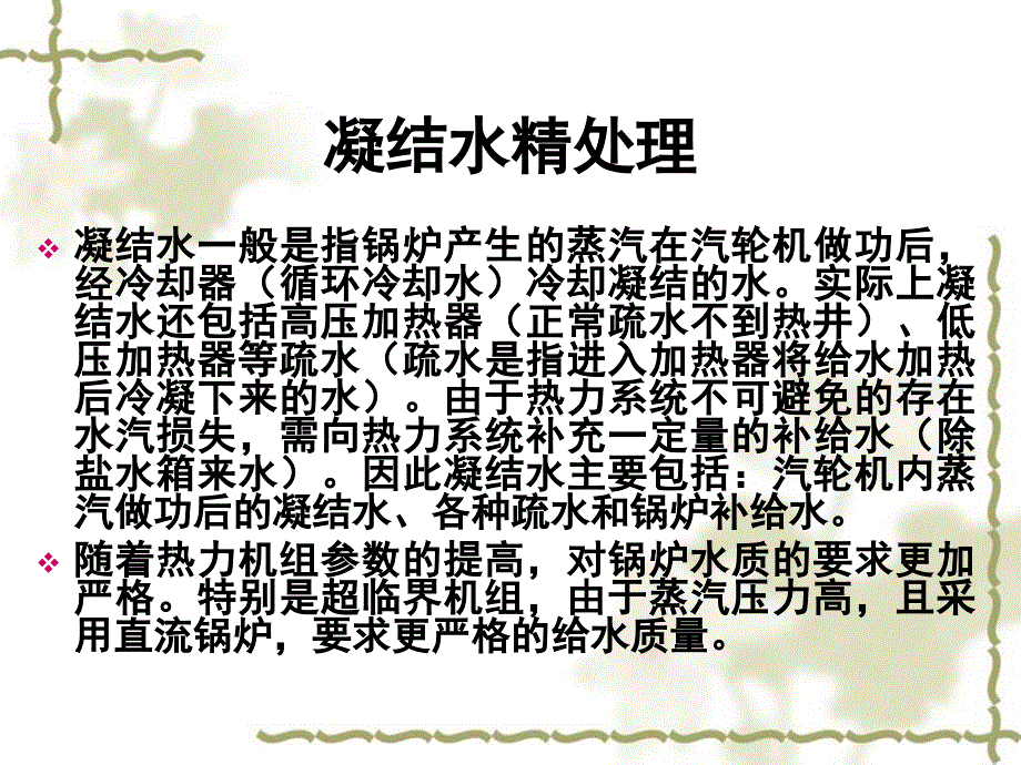 6凝结水精处理讲课教案_第1页