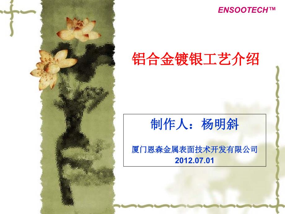 铝件镀银工艺1幻灯片资料_第1页