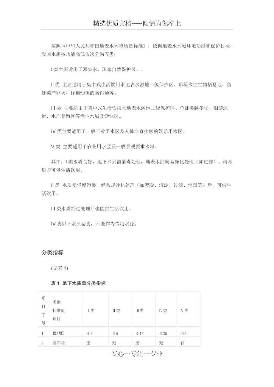 水质等级划分(共3页)_第1页