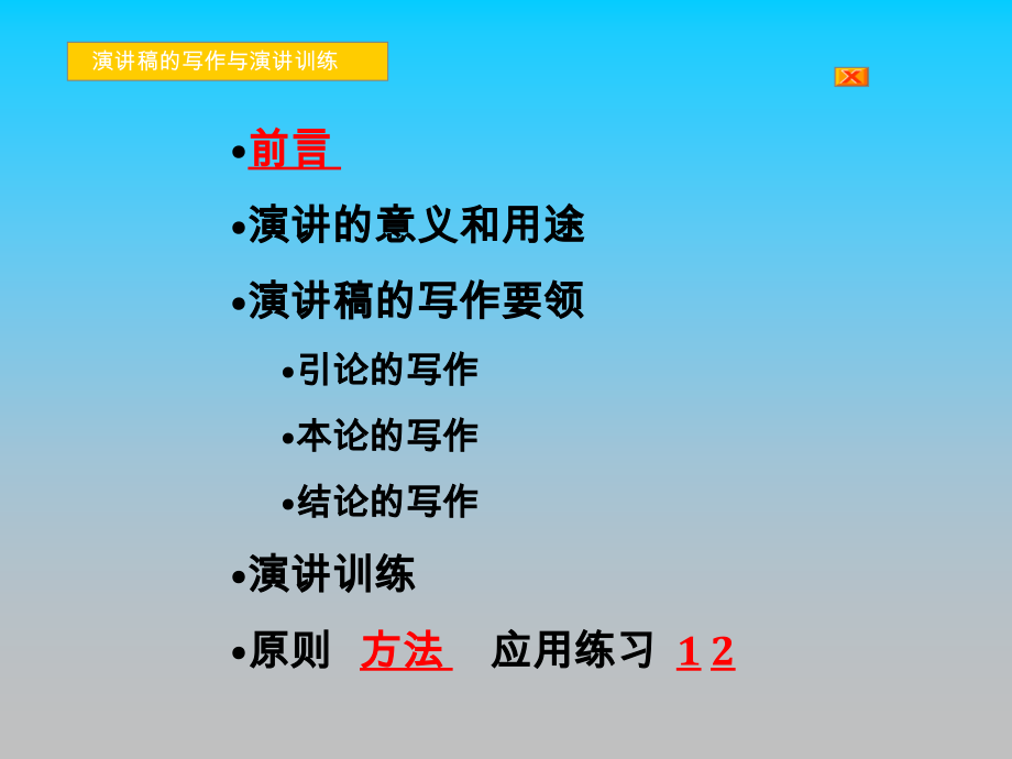 演讲稿的写作与演讲训练PPT课件教材_第1页