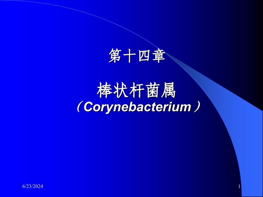 第14章棒状杆菌v讲义教材_第1页