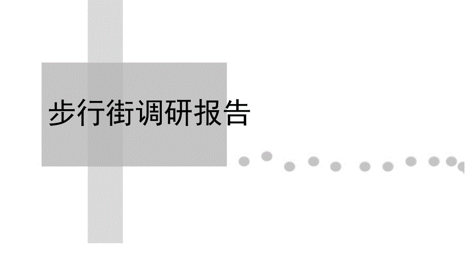 步行街调研报告v教程文件_第1页