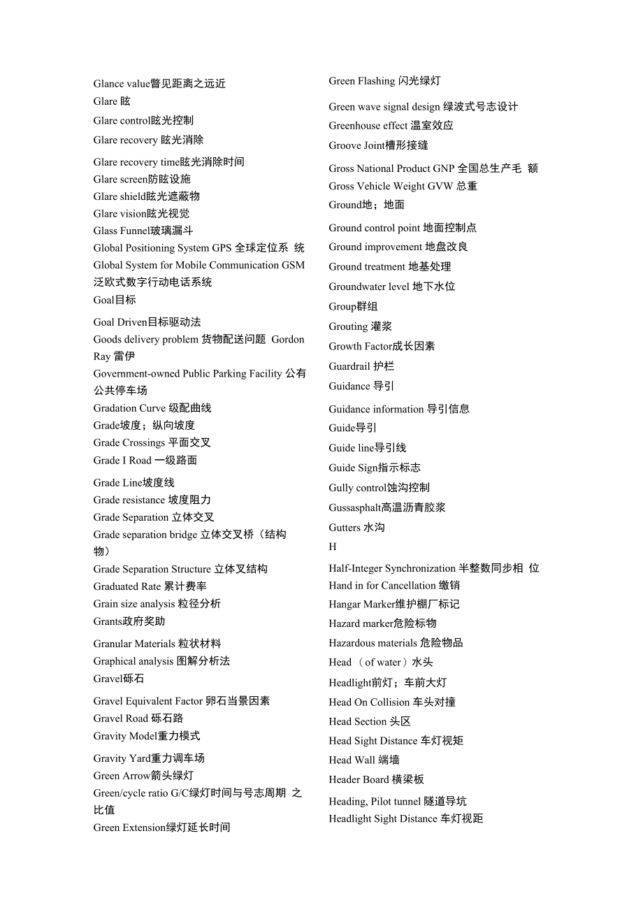 智能交通专业词汇_第1页