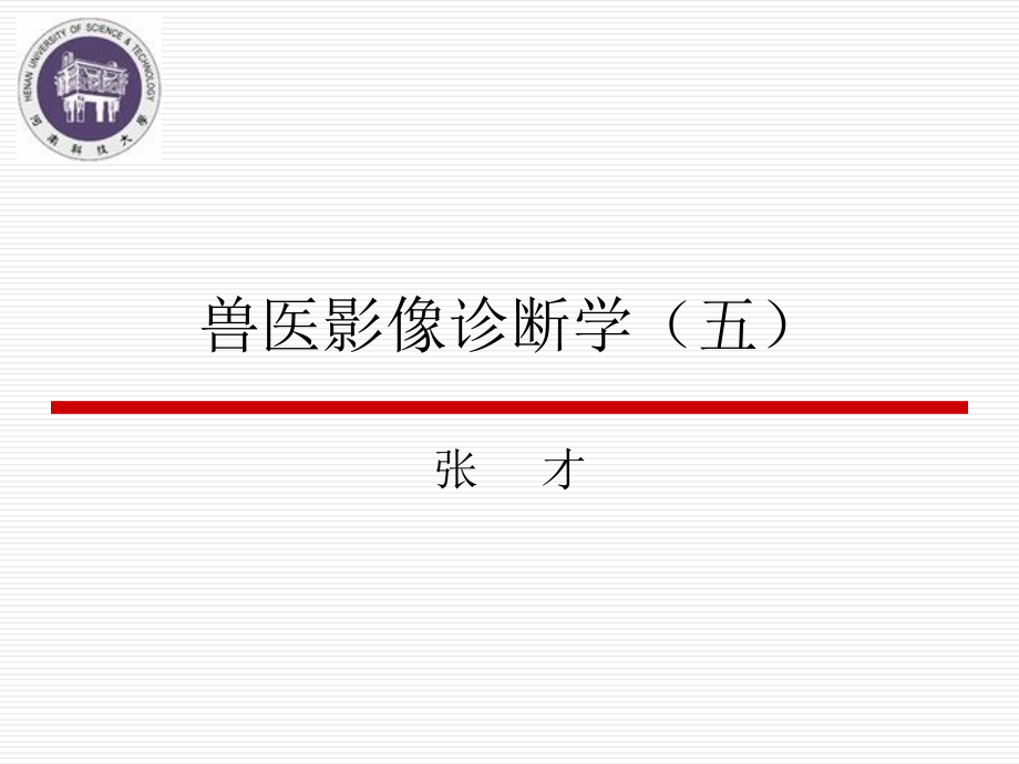 兽医影像诊断学第四章第三节资料讲解_第1页