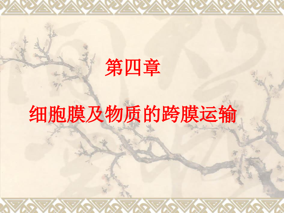 第四章细胞膜v资料教程_第1页