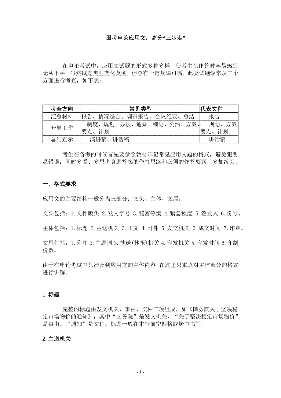 申论各种应用文格式[共11页]_第1页