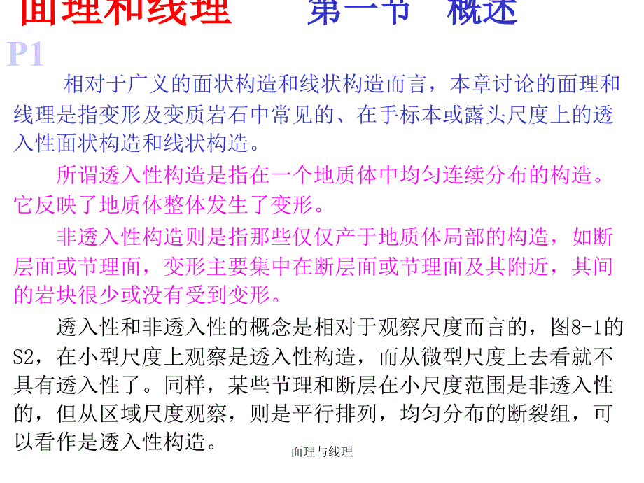 面理与线理课件_第1页