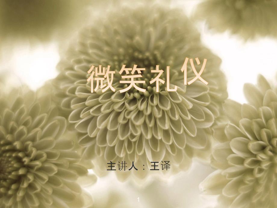 空乘礼仪——微笑的技巧幻灯片_第1页