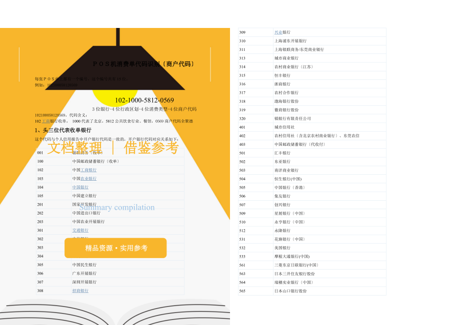 全国pos机代码查询扫描_第1页