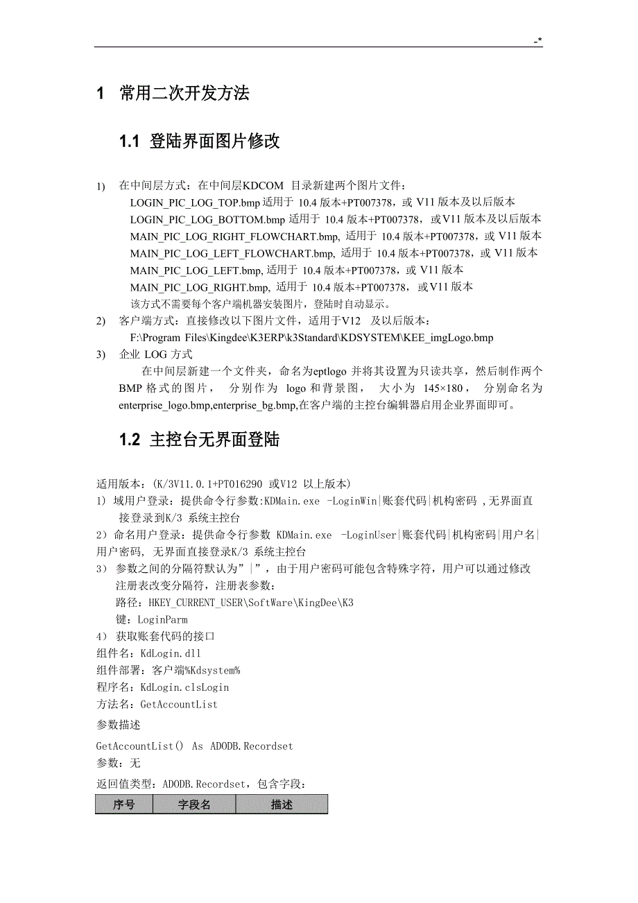 金蝶Bos基础学习知识二次开发_第1页