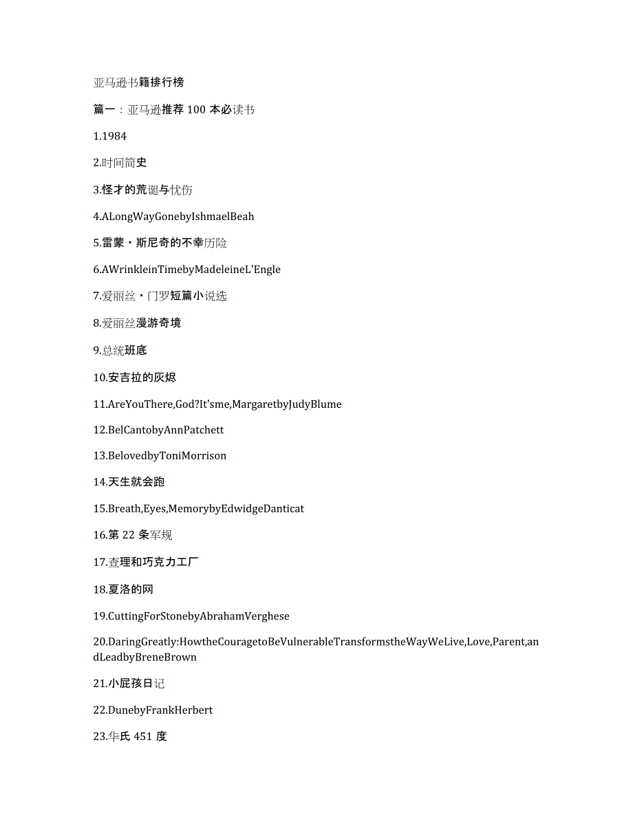 亚马逊书籍排行榜_第1页