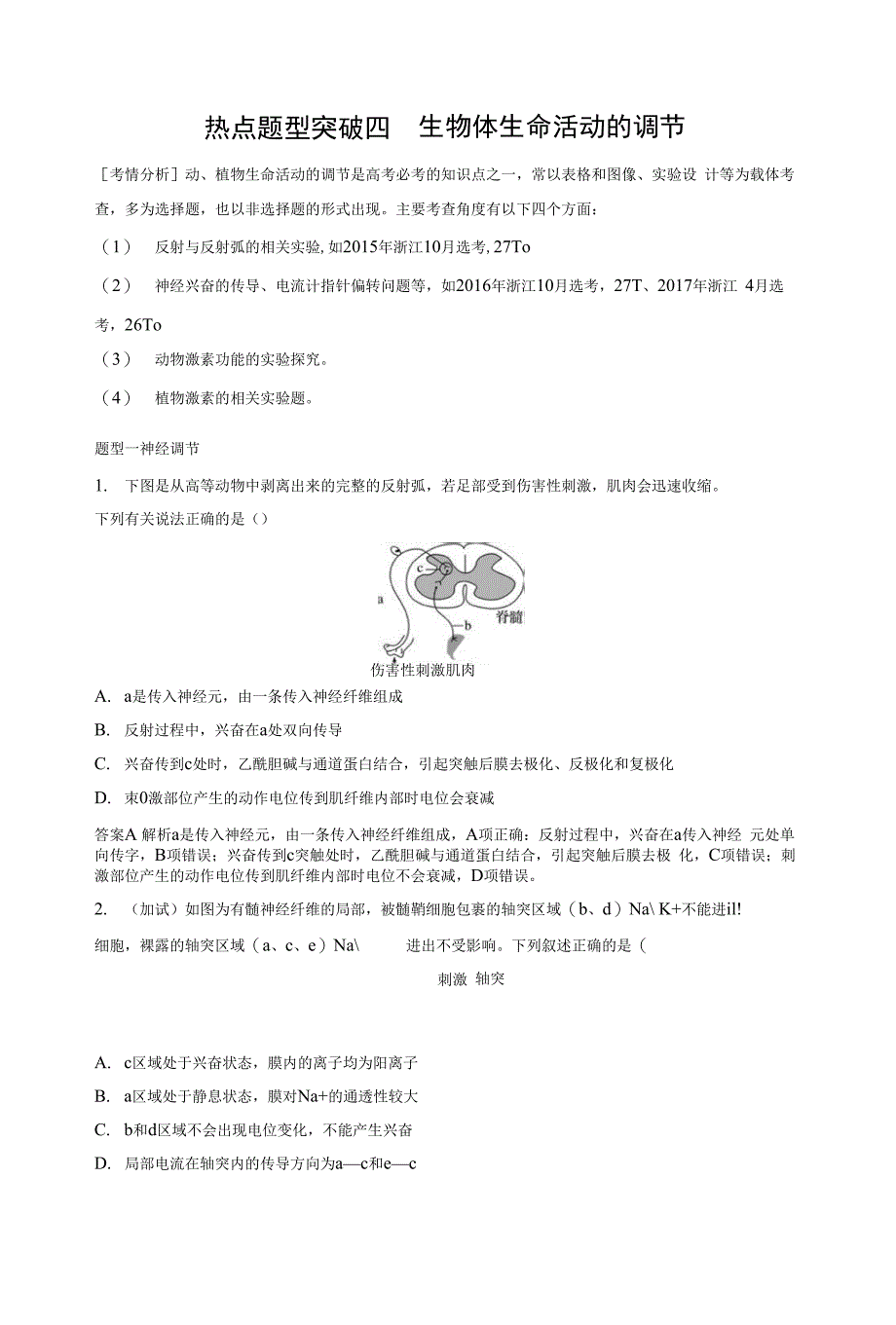 热点题型突破四_第1页