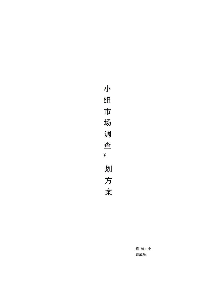 汽车调查策划方案_第1页