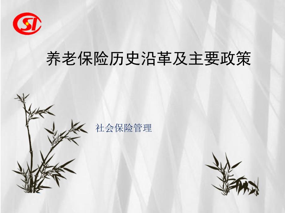 养老保险历史沿革及主要政策PPT_第1页