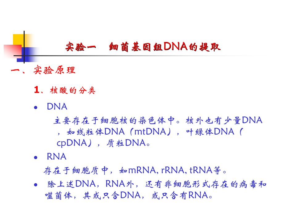 细菌基因组DNA的提取(00002)电子教案_第1页
