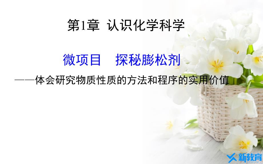 课件1：微项目 探秘膨松剂_第1页