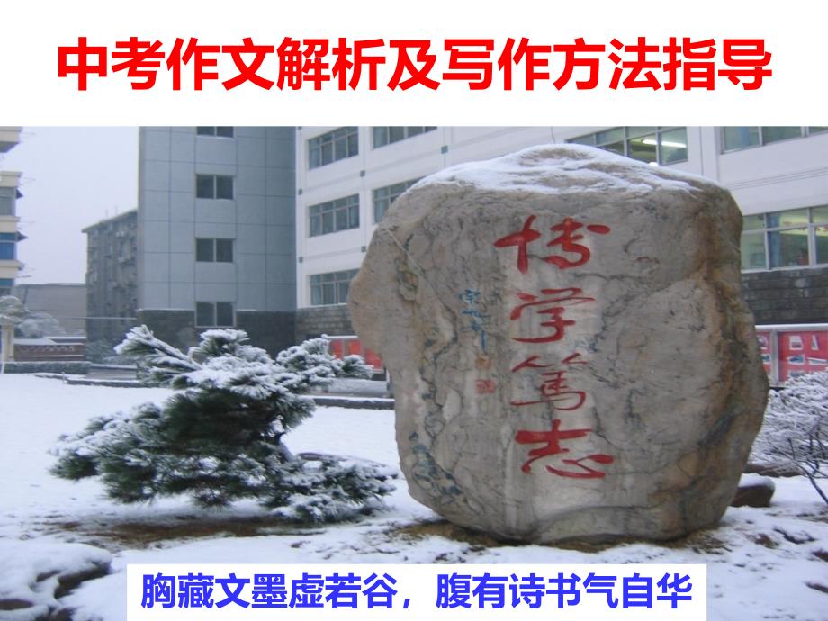 中考语文-中考作文解析_第1页