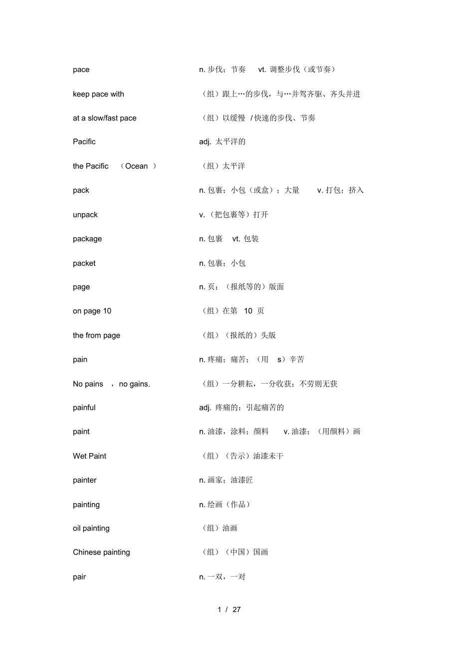 上海高考词汇手册及时雨P_第1页