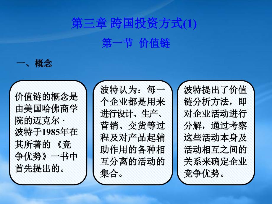 财务管理第03章 跨国公司对外投资方式(1)_第1页