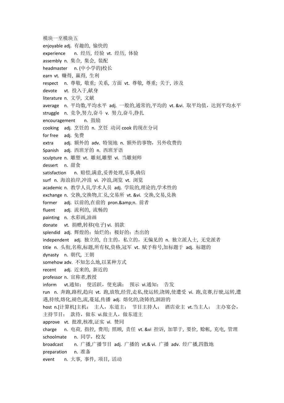 译林牛津高中英语单词表[共26页]_第1页