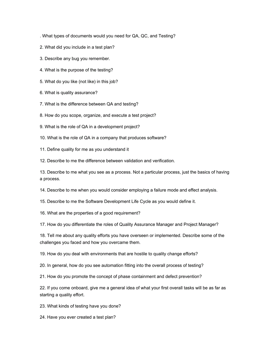 软件测试英文面试题收集_第1页