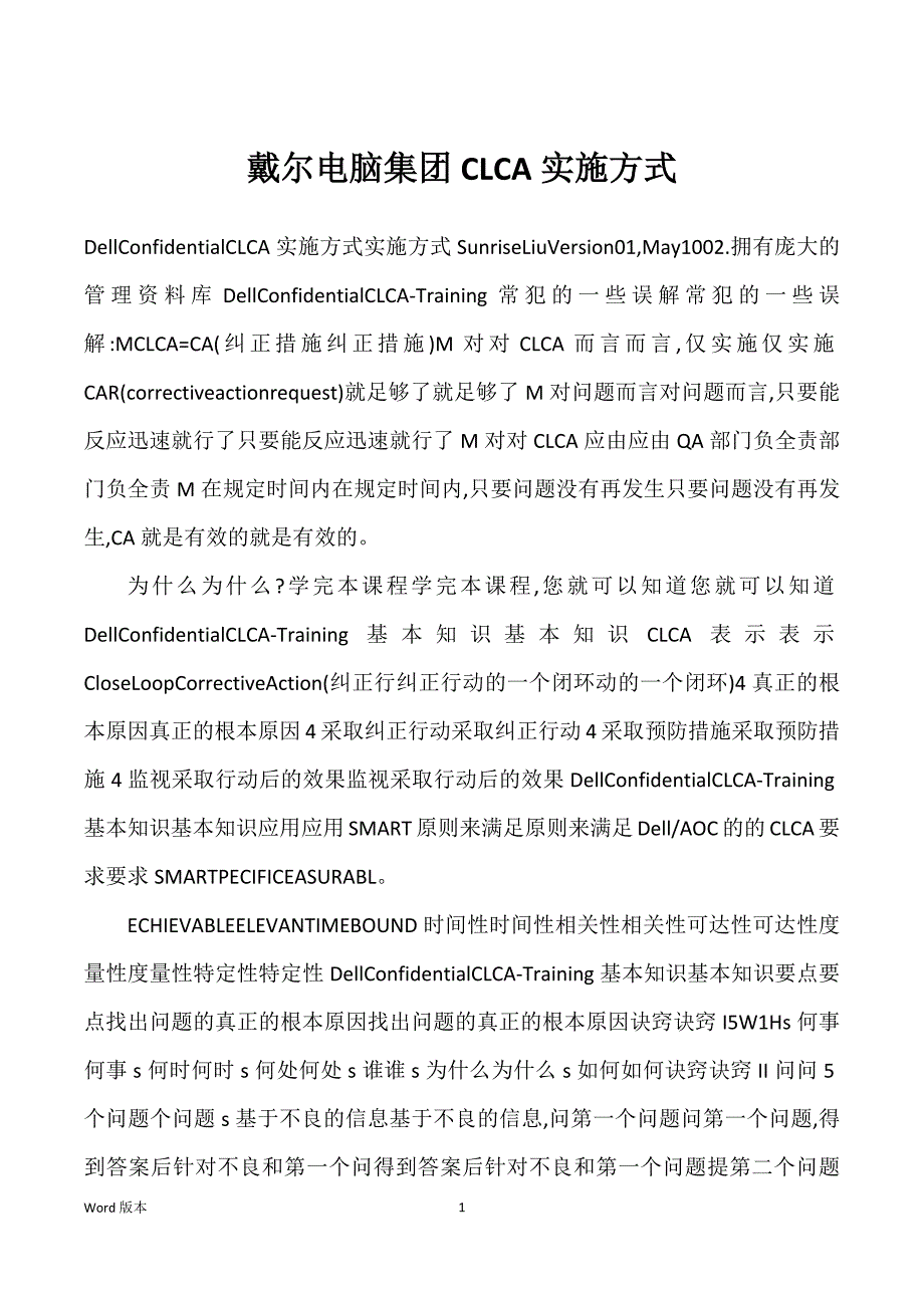 戴尔电脑集团CLCA实施方式_第1页