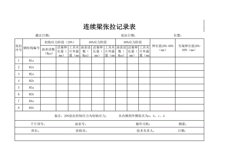 张拉 记录表新_第1页