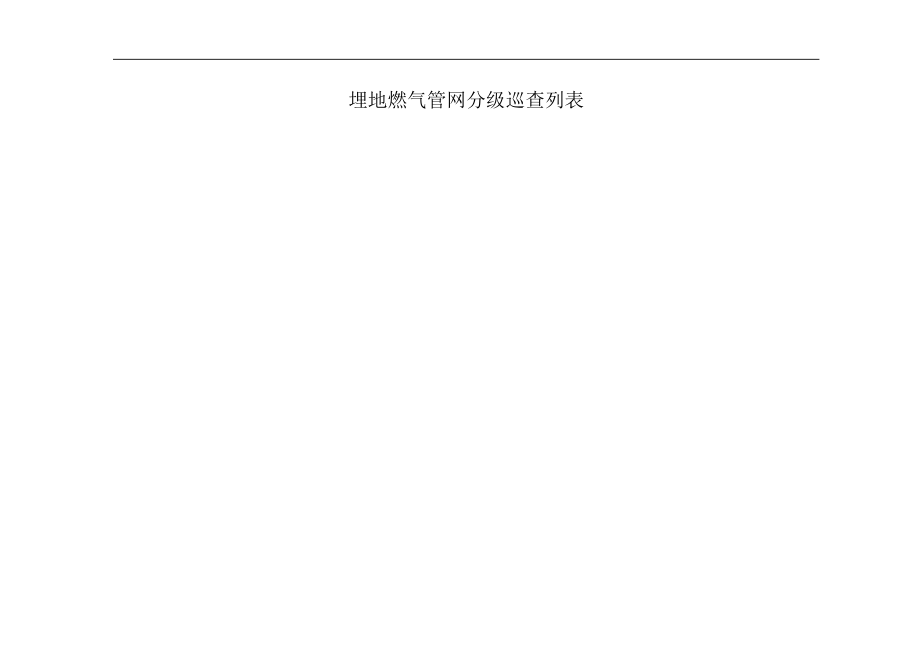 地下燃气管道及设施分级巡查作业指引附件_第1页