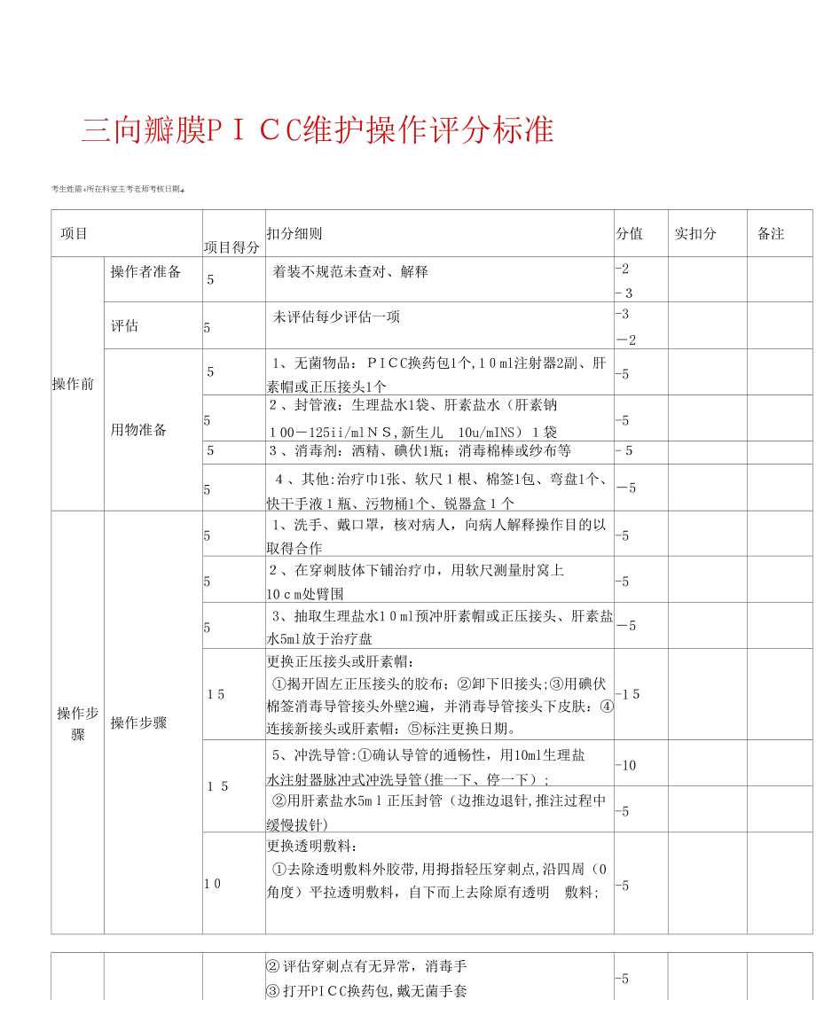 PICC标准操作及维护【学习资料】(4)_第1页