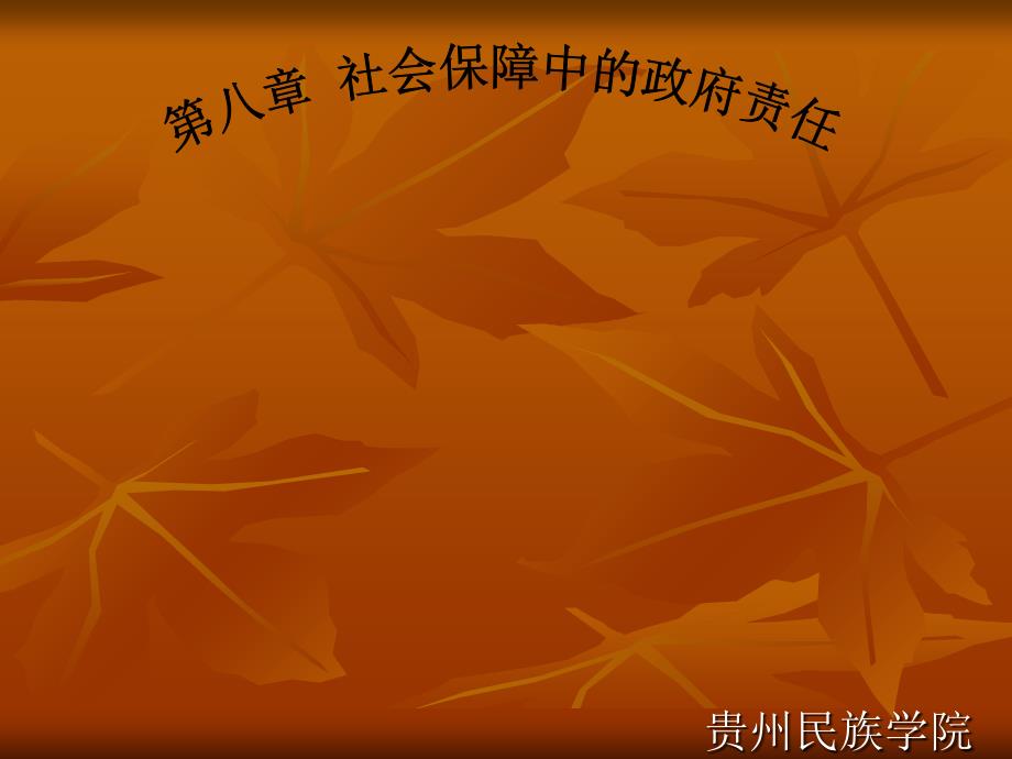 第八章 社会保障中的政府责任5研究报告_第1页