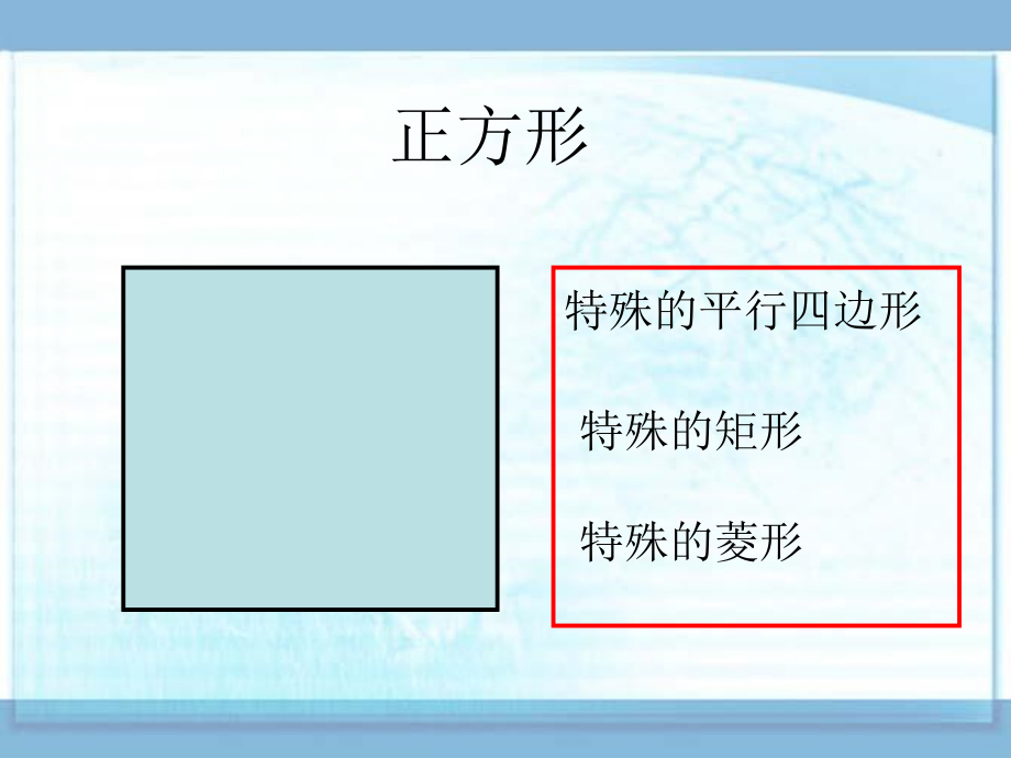初中数学八年级下册第十九章《正方形》1教学提纲_第1页