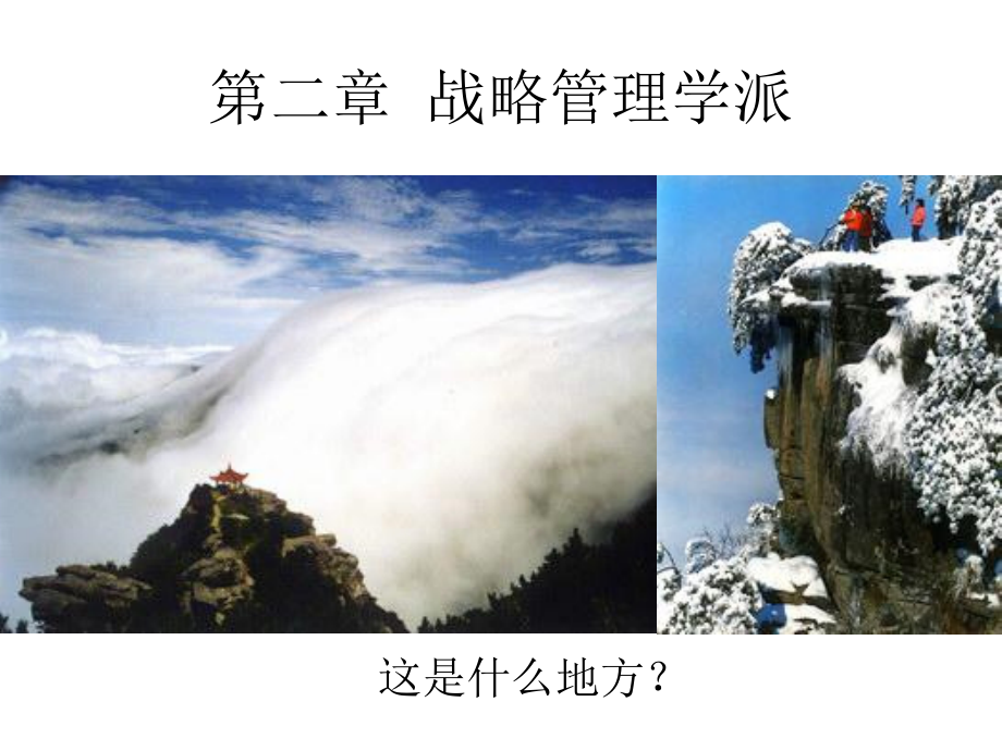 2011第二章战略管理学派1讲课资料_第1页