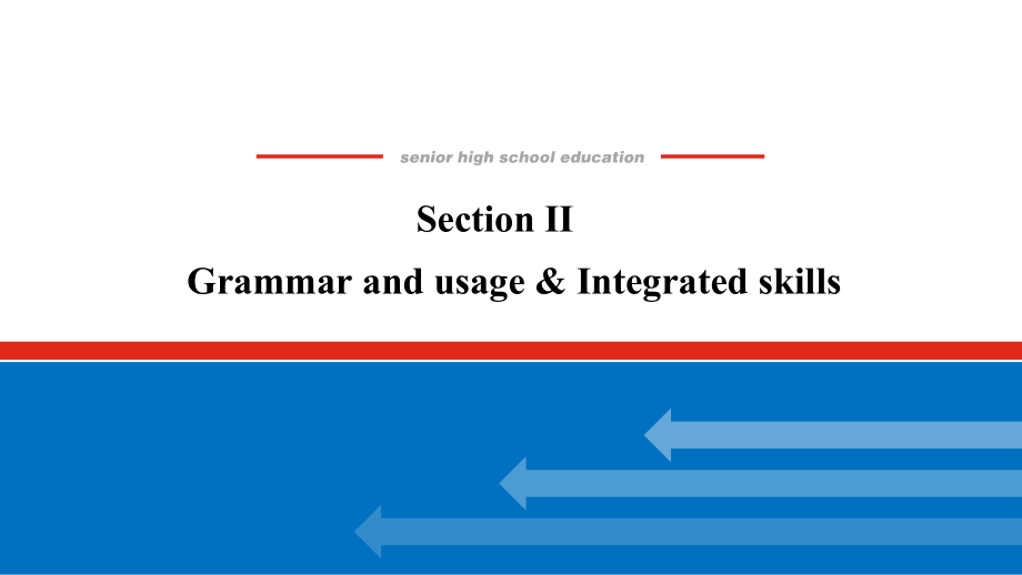 译林版英语必修章册课件Unit3SectionⅡGrammarandusage&Integratedskills_第1页
