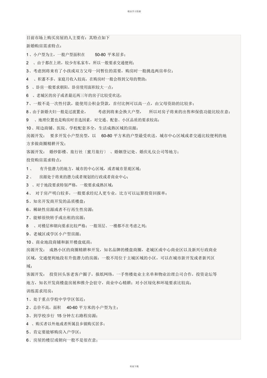 2022年房地产市场人群分析_第1页