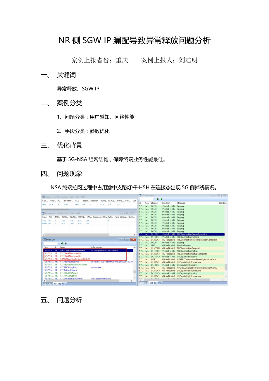 NR侧SGWIP漏配导致异常释放问题分析_第1页