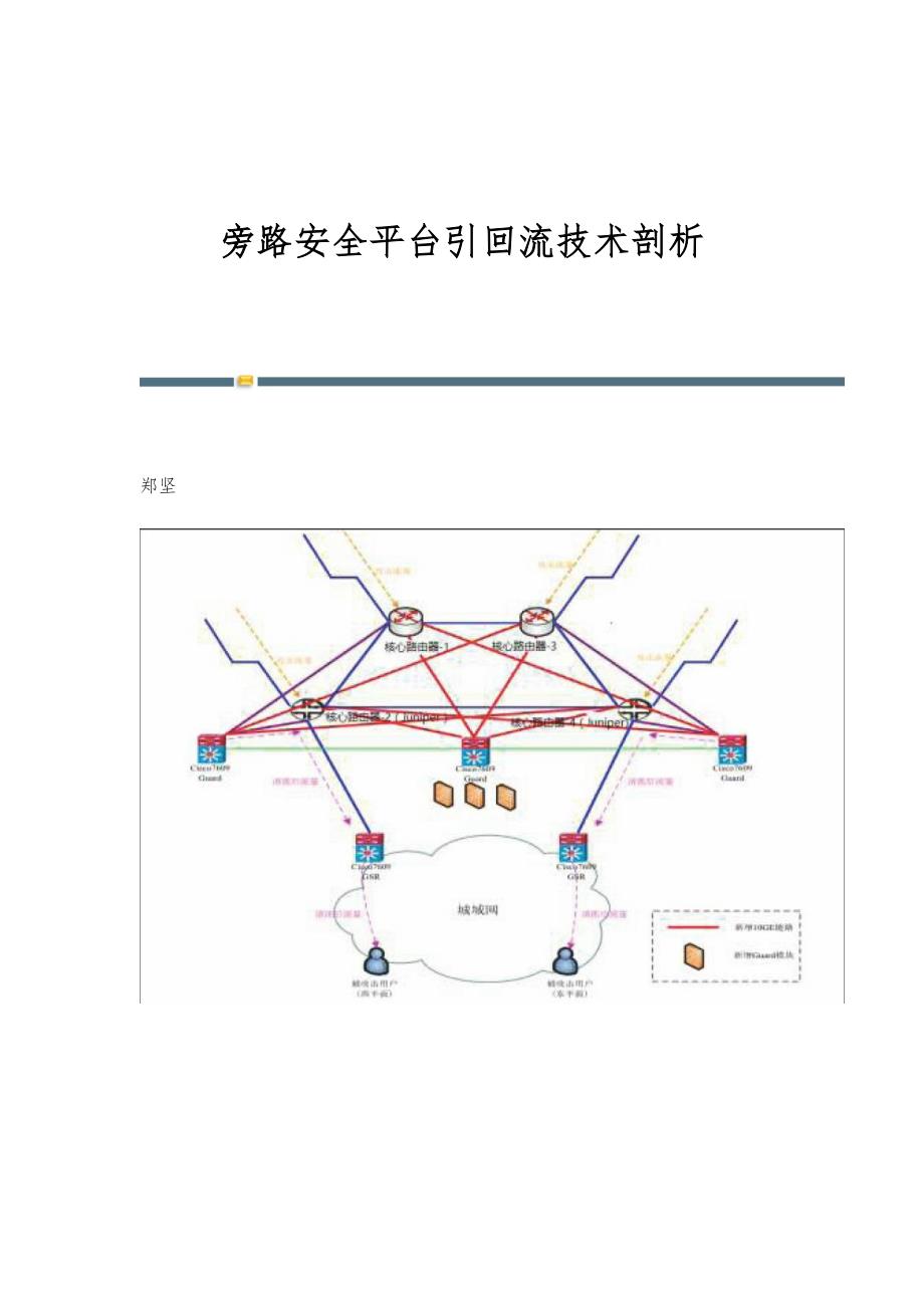 旁路安全平台引回流技术剖析_第1页