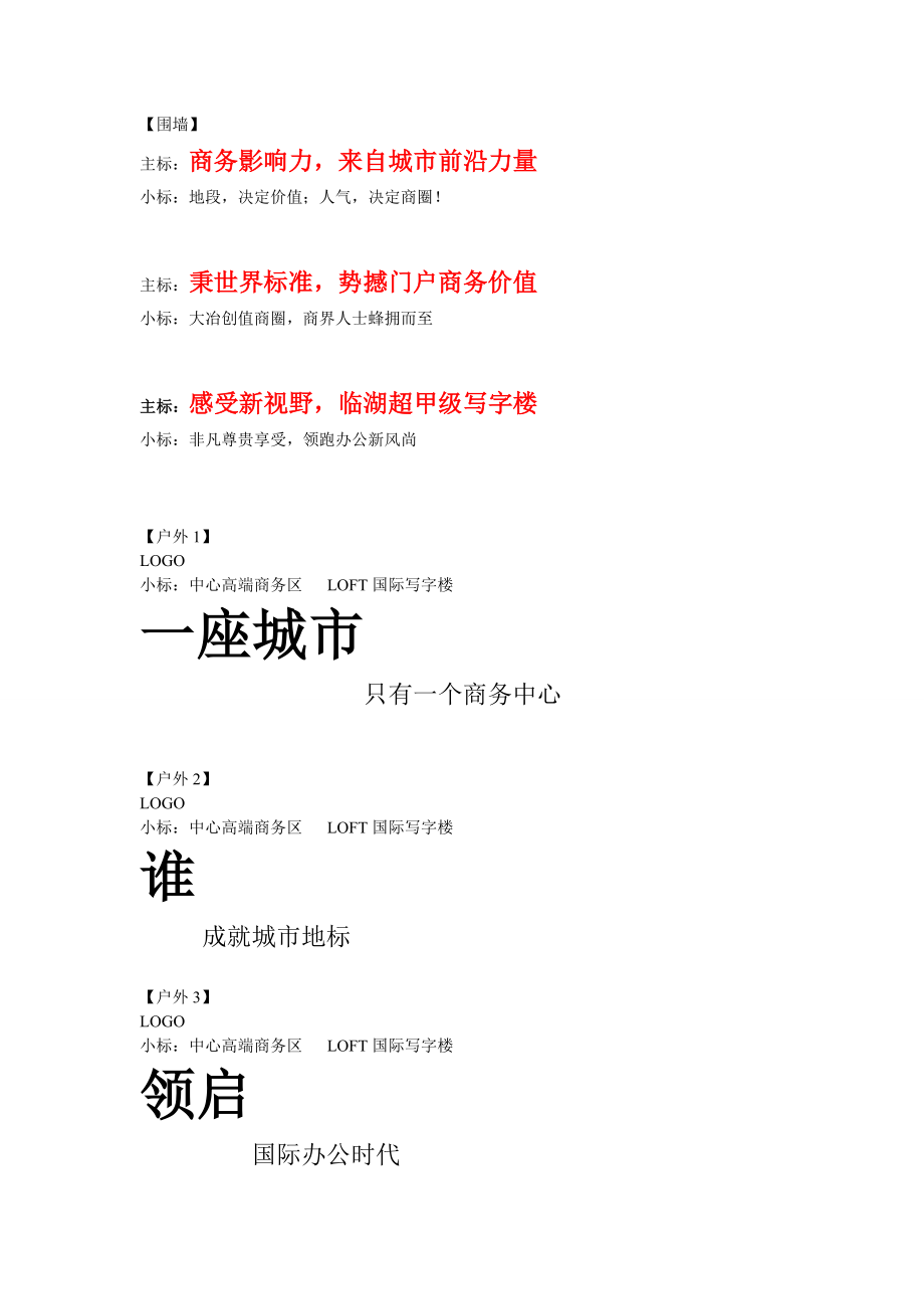 写字楼文案_第1页