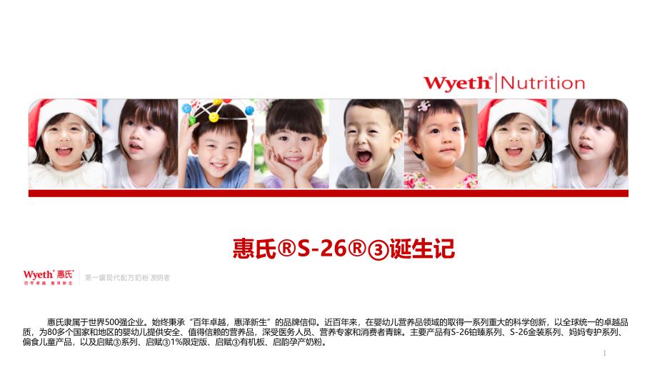 惠氏S-26发展历程课件_第1页