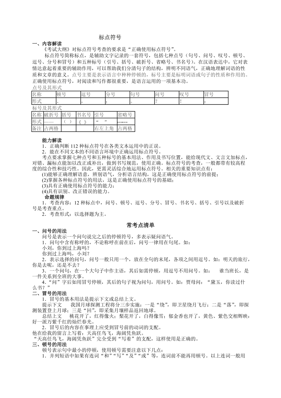 春考标点符号_第1页