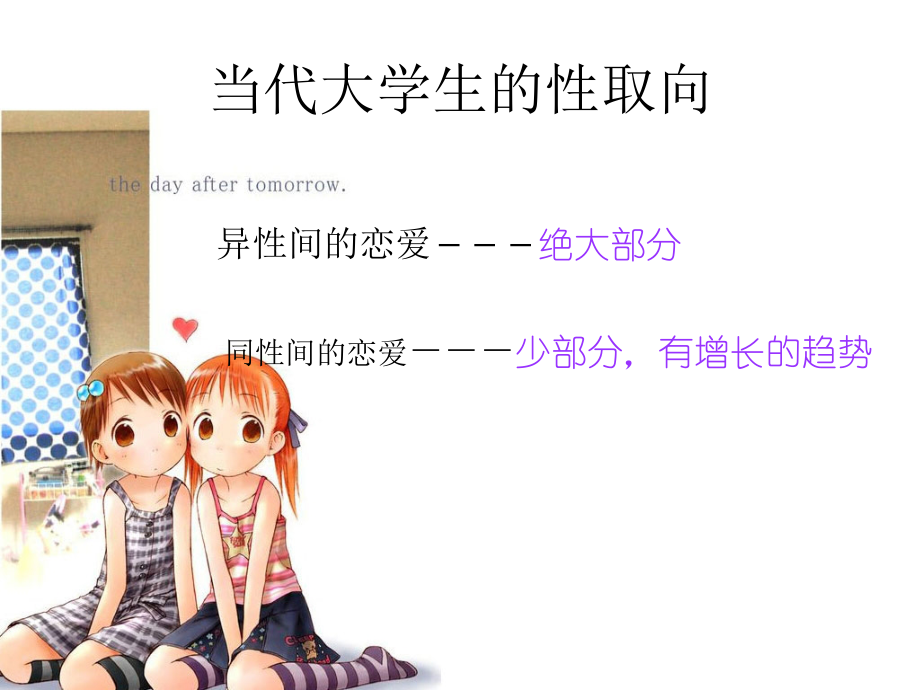 当代大学生的性取向课件_第1页