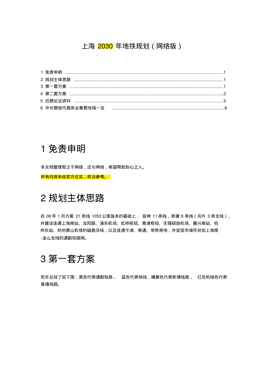 2030年的上海地铁未来版_第1页
