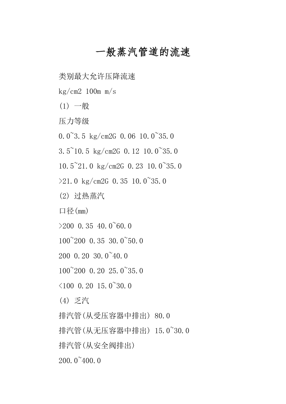 一般蒸汽管道的流速_3_第1页