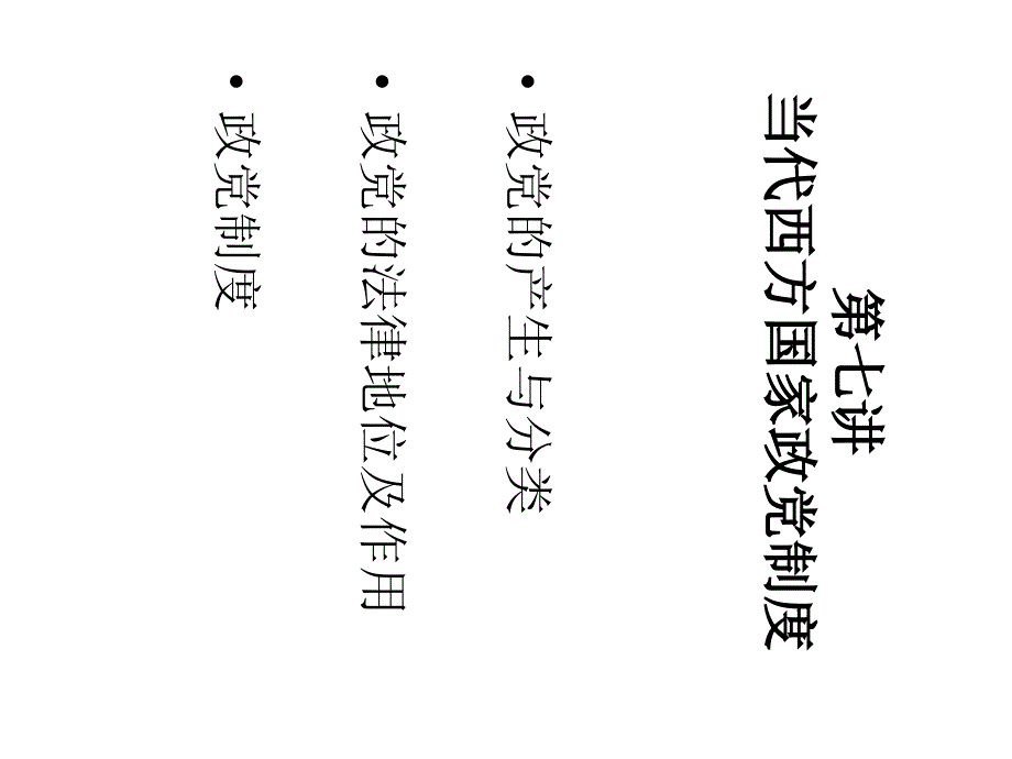 西方国家政党制度精讲(powerpoint 55页)_第1页