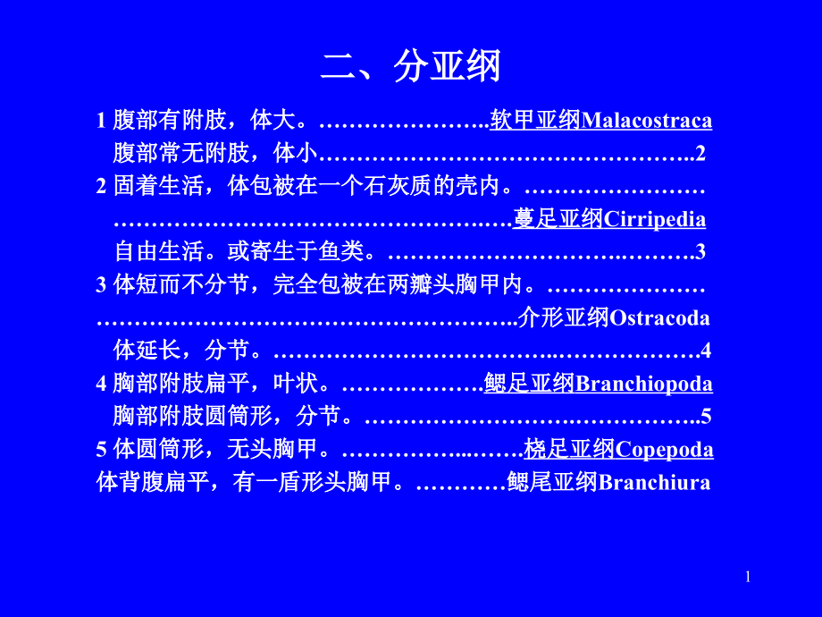 水生生物学课件 3.5.3 桡足_第1页