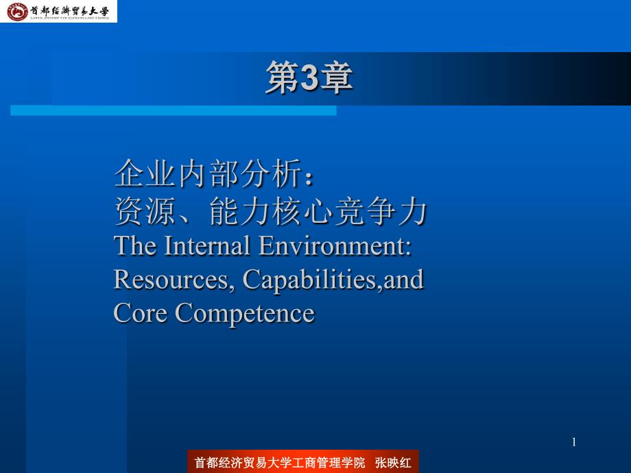 资源、能力核心竞争力分析(powerpoint 23页)_第1页