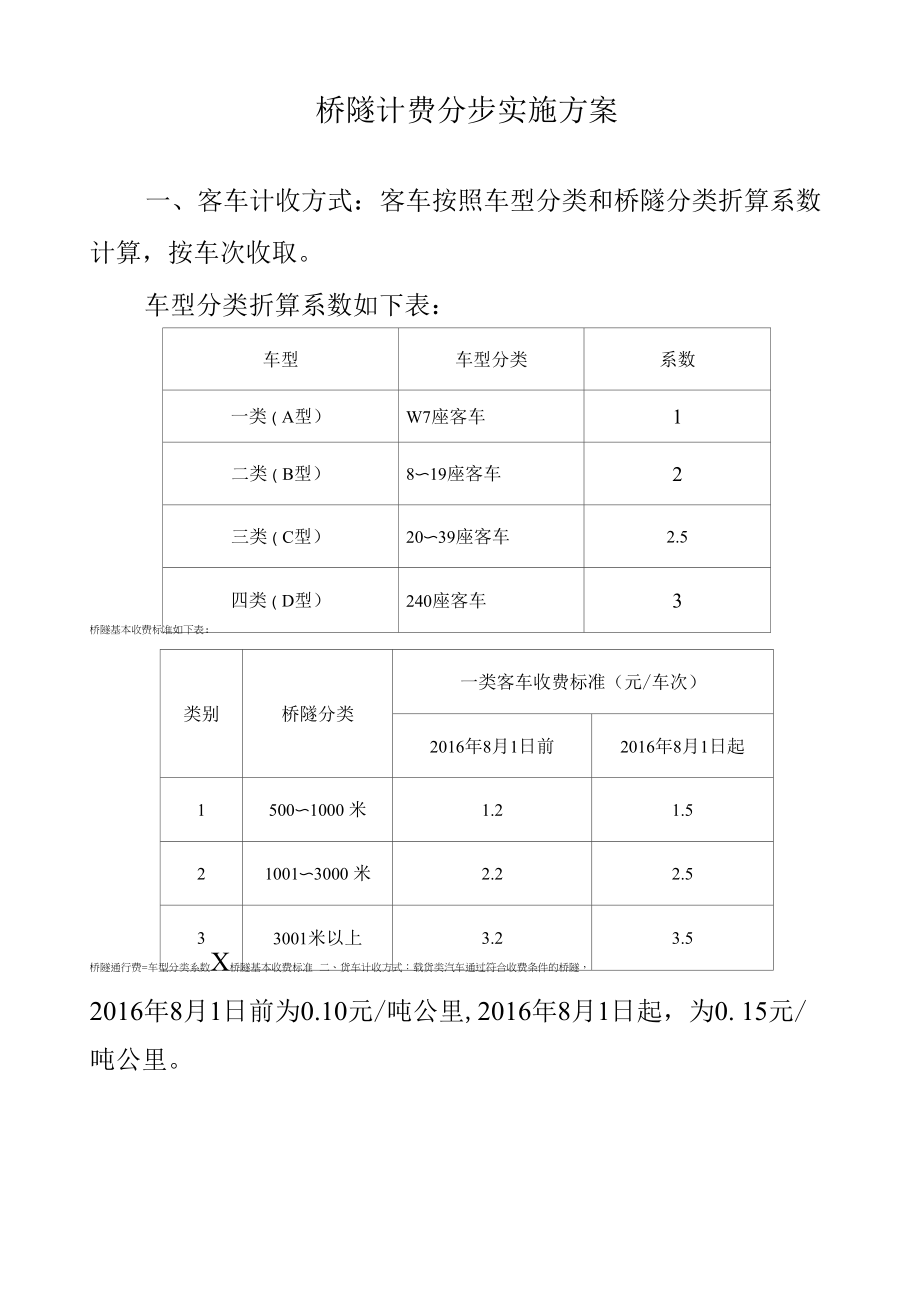 桥隧计费分步实施方案_第1页