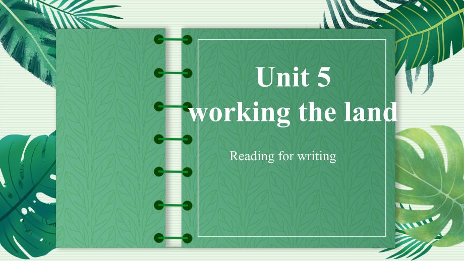 【课件】Unit+5Using+Reading+for+writing+课件人教版（2019）选择性必修第一册_第1页