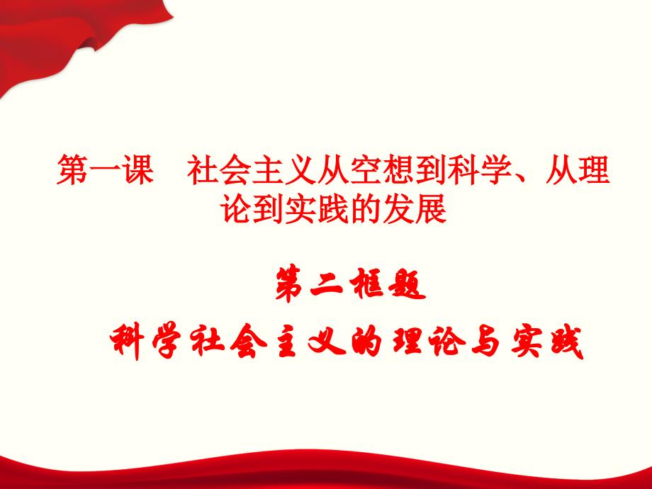 高中政治人教部编版必修一1.2《科学社会主义的理论与实践》PPT课件2_第1页